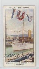 1935 Wills The Reign of HM King George V 1910-1935 Tobacco Opening Dock #14 7ut