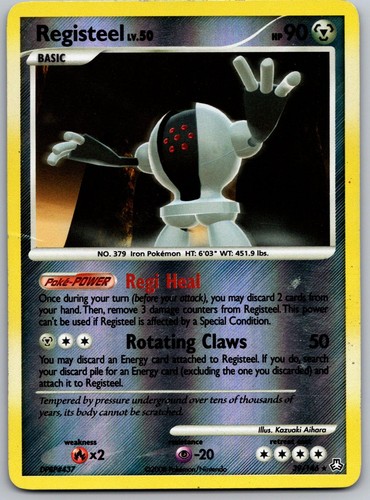 Registeel 39/146 Rare Legends Awakened Pokemon Reverse Holo Lightly Played