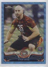 2013 Topps Chrome Blue Wave Refractor Kyle Long #62 0a3