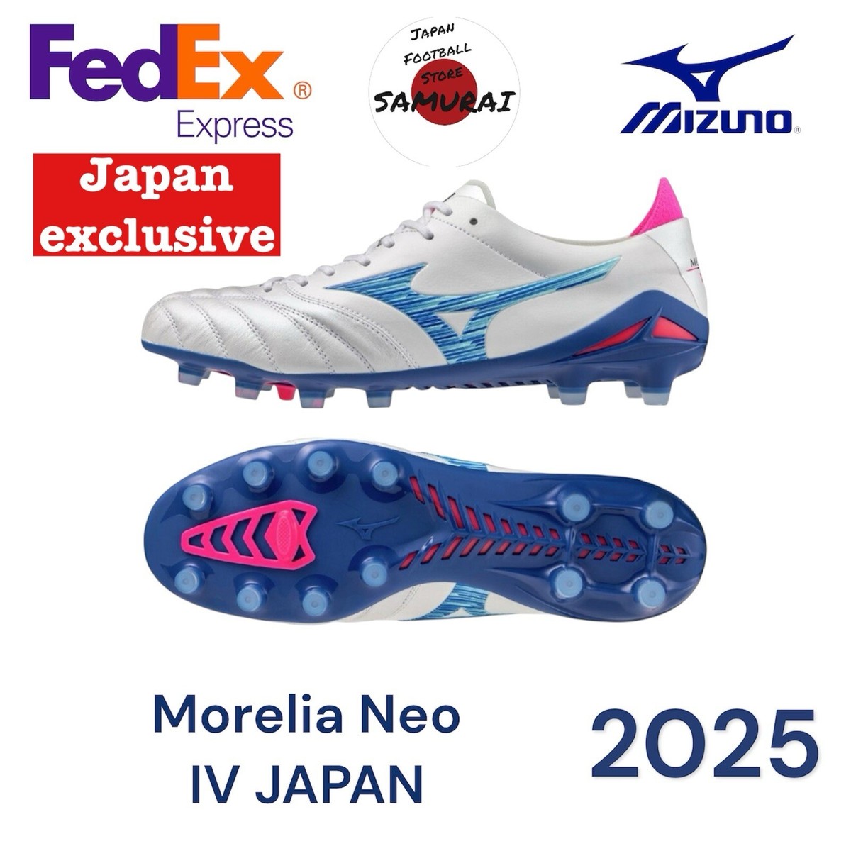 Mizuno MORELIA NEO 4 JAPAN P1GA253025 Soccer Cleat authentic