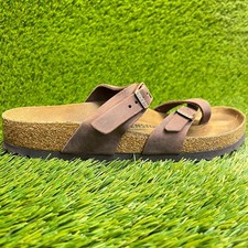 Birkenstock Mayari Birko-Flor Womens Size 9 Brown Beach Outdoor Thong Sandals