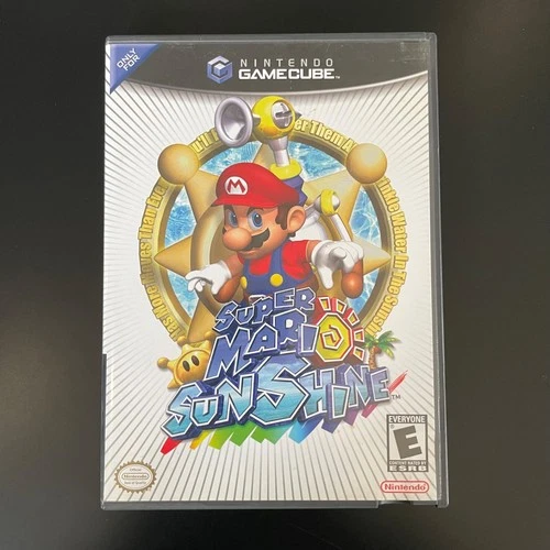 Super Mario Sunshine (Nintendo GameCube, 2002) Complete With Manuals - Excellent