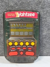 1995 Electronic Handheld Yahtzee Game Clear S...