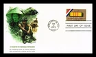 US COVER HONORING VIETNAM VETERANS FIRST DAY ISSUE SCOTT 1802 FLEETWOOD