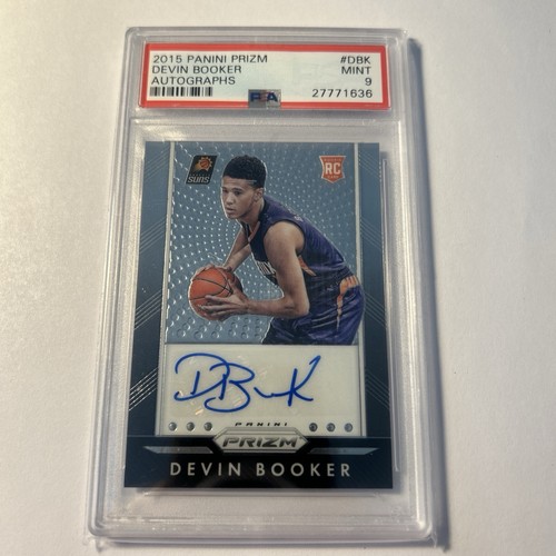 Devin Booker #DBK 2015 Panini Prizm Autographs card