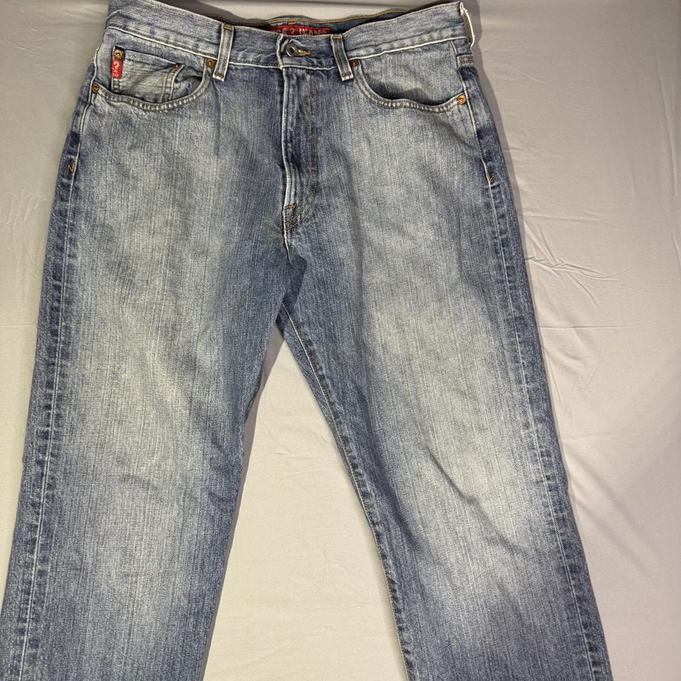 VTG GUESS JEANS Men 34 X 30 Blue Jeans Denim Style Y2K 90s Classic - Image 2 of 4