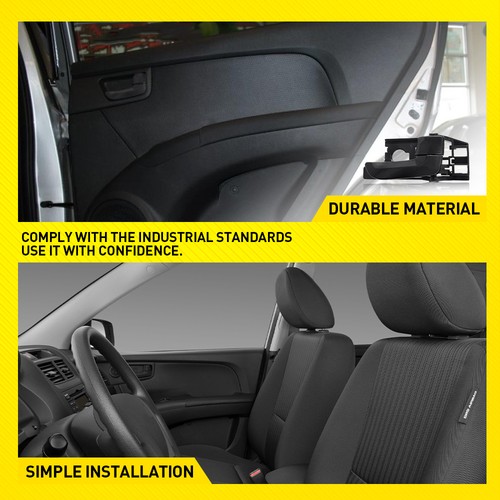 Manijas de puerta interiores de auto negras 4 piezas para Kia Sportage 2005-2010 lado derecho y derecho EPK - Imagen 12 de 21