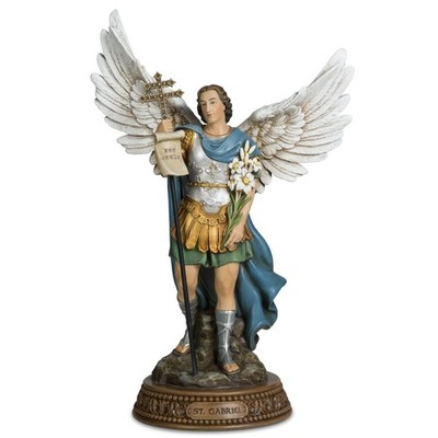 St. Gabriel The Archangel Statue,Patron Saint of Messengers,12'' The Archangel...