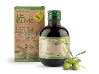 Organic High Polyphenol Rich Extra Virgin Olive Oil 250 ml Glass Bottle