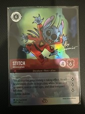 Stitch Abomination Alternate Art 21/P1 D100 Foil Promo NM Disney Lorcana