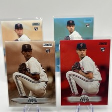 Topps 2025 Stadium Club David Festa #186 RC - Base, Light Blue, Red, Sepia Lot