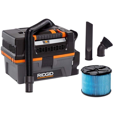 #ad RIDGID 3 Gallon 18 Volt Cordless Handheld NXT Shop Vac Wet Dry Vacuum Tool Only $129.99