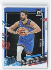 2023-24 PANINI DONRUSS OPTIC ROOKIE VASILIJE MICIC #208 RC THUNDER