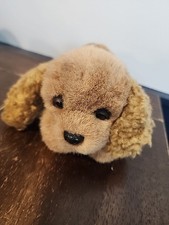 Aurora Spaniel Dog Puppy Plush 7" Laying Realistic Soft Stuffed Animal A  A