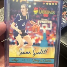 Leaf 2024 Glory in the Game Court Queens Serena Sundell Autograph /15 Basketball