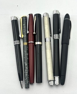 Vintage Fountain Pen Job Lot x7 Sheaffer Iridium Point Germany Ballpoint