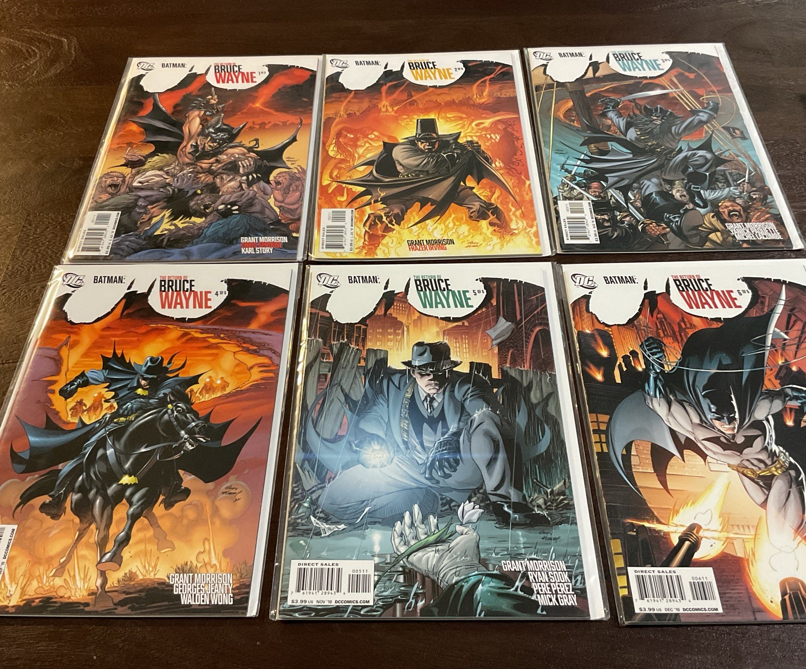 The Return of Bruce Wayne #1-6 Full Run Complete Set High Grade VF-NM