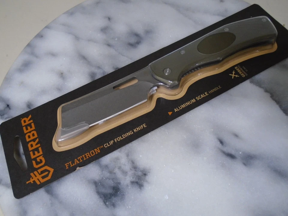 Gerber Flatiron Cleaver карманный нож папка 7Cr17MoV 31003765 Nordic зеленый новый - Изображение 2 из 4