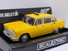 Scalextric C4606 Checker Taxi Cab - James Bond "Live and Let Die" 1:32 Slot Car