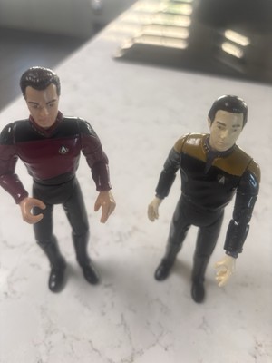 Star Trek Q And Data Faction Figures