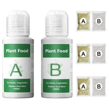 Hydroponics Nutrients for Aerogarden(800ml in Total), Plant Food A & B... 