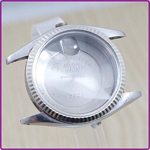 Rolex Ref 16014 Datejust Quick Set cassa, fondello cristallo acrilico seriale #6070562 - Foto 6 di 9