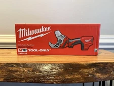 NEW- Milwaukee M12 2470-20 Plastic Pipe Shear PVC Cut - Tool Only