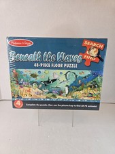 Melissa  Doug Kids Puzzle Beneath the Waves 48 Piece Floor New 4 Feet Long