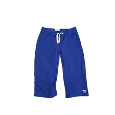 MINI BODEN Royal Blue Cozy Cropped Sweat Pants Shorts Drawstring Sz 9 years
