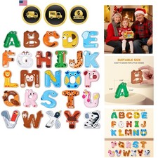 Magnetic Letters, Alphabet ABC Fridge Magnets for Toddlers  Kids, Cute Educa...
