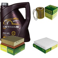 Mann Inspektionspaket 5L Mannol Extreme 5W-40 FüR Suzuki SX4 1.9 Ddis 4X4 Fiat