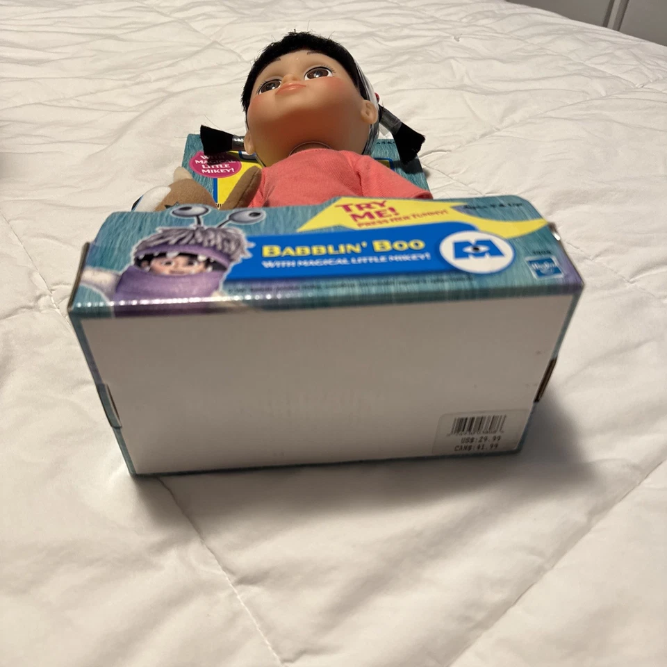 Muñeca Disney Pixar Monsters Inc. Talking Babblin’ Boo y Magical Mikey Nueva en Caja Foto 2 de 4