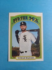 Nomar Mazara 2021 Topps Heritage Baseball Card # 202 J0733