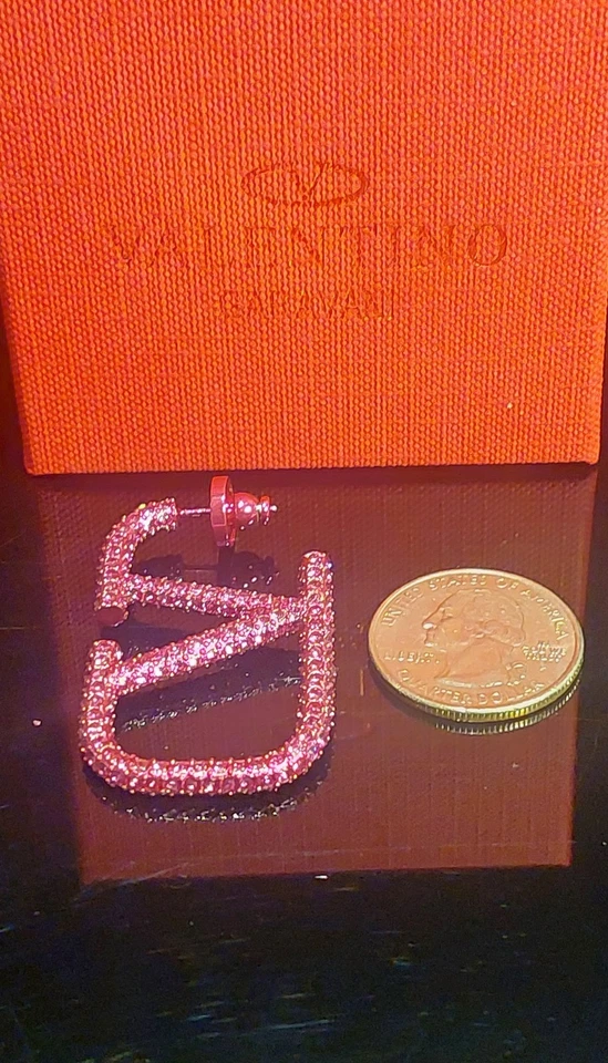 PENDIENTES CRISTAL VALENTINO - Caja y bolsa antipolvo incluidos Foto 3 de 3