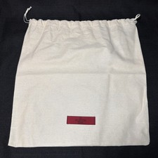 Valentino Garavani Dust Bag Storage Cover Pouch Drawstring Cream 13.5" x 12"