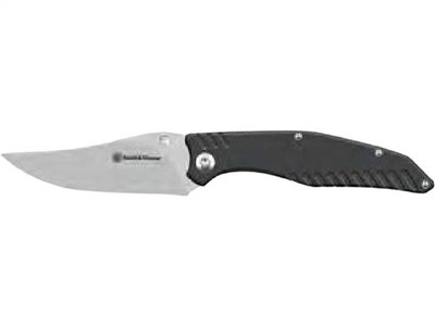 Smith & Wesson Black Ops Folding Knife 3.5'' Clip Point 3Cr13 Satin Blade