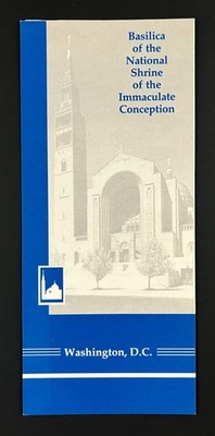 1990s Basilica of the Nat'l Shrine Immaculate Conception Washington DC Brochure