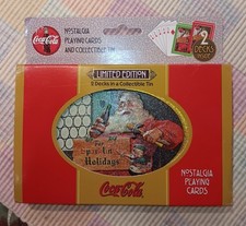 Jeu de cartes à jouer Coca-Cola Noël double jeu