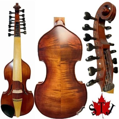 Song Master 7×7 strings 14'' Viola d'Amore, Hand made, Good big rich Sound