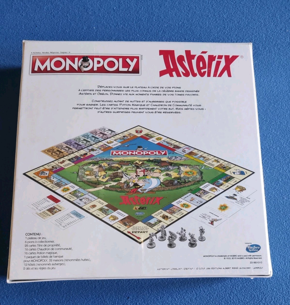Monopoly Astérix Hasbro édition limitée 60 ans de collection sous blister scellé