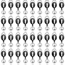 50 Pcs Retractable Badge Reel Clips Holder Name ID Badge Clips Keychain Badge...