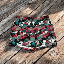 Nike Swim Trunks Shorts Men's XXL Camo 5" Volley Dusty Cactus NESSE548 NWT