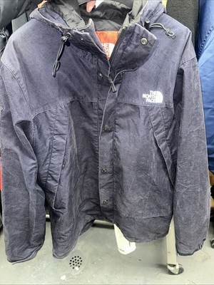 SUPREME x THE NORTH FACE Mountain Shell Jacket corduroy Jacket NAVY Size L