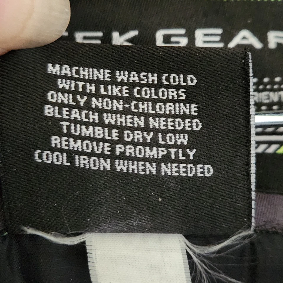 Tek Gear Extreme Comfort SZ L Navy Blue Full Zip Jacket with Hood Pockets Core - Image 4 of 4