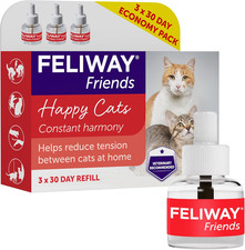 Friends 3 x 30 Day Refills Calming Pheromone Diffuser Resolve Conflict