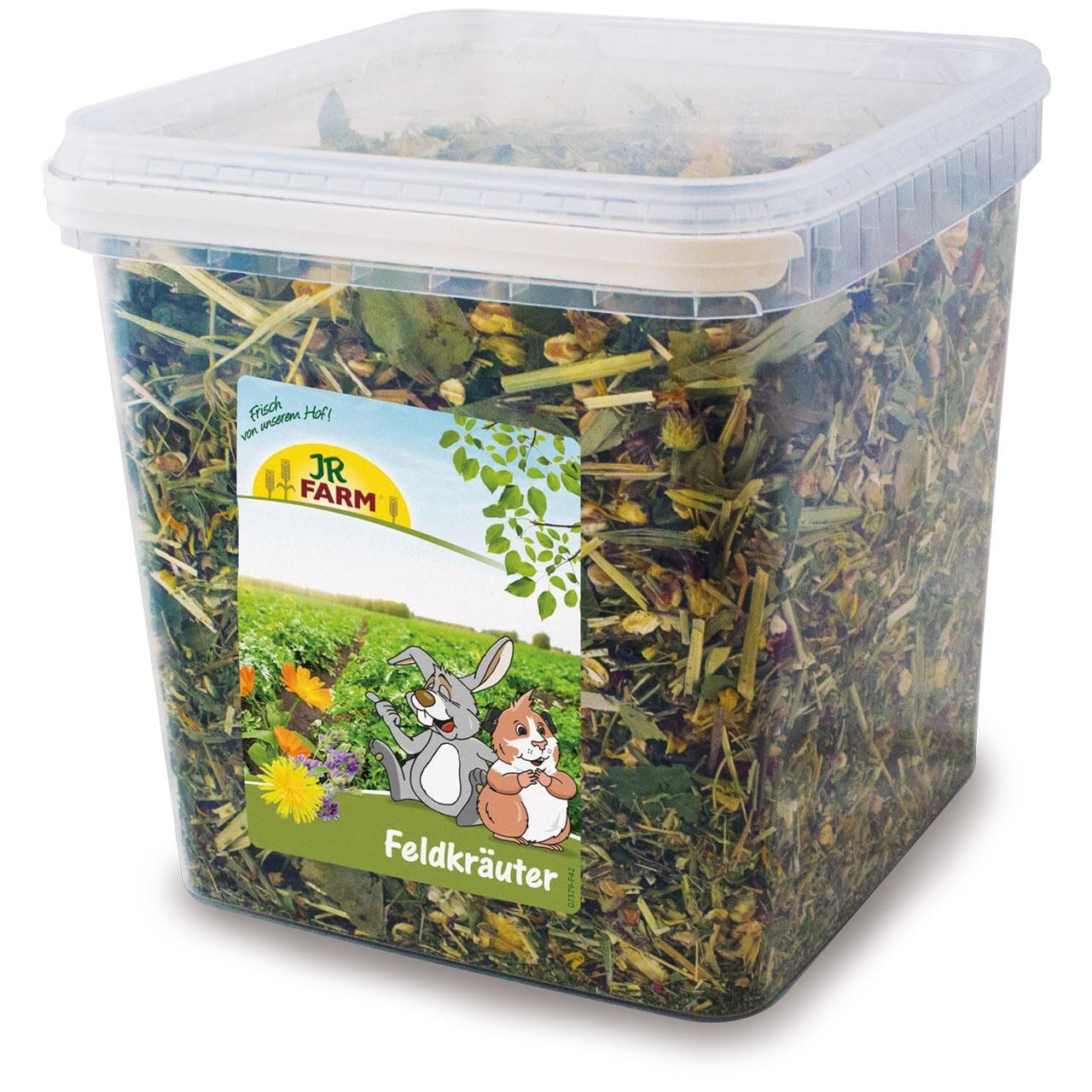 Seau d'herbes des champs 5 l idéal pour enrichir l'enclos de votre lapin