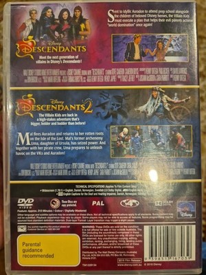 WALT DISNEY'S THE DESCENDANTS 1 & 2 DVD SEQUEL 2-MOVIE COLLECTION