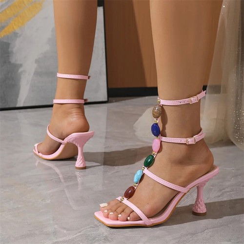 2024 Sandalias Estilo Bohemio Moda Colores para Mujer Zapatos de Verano - Imagen 24 de 30