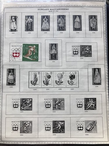 Hungary Postage Stamp Collection Mint & Used - 第 7/18 張圖片