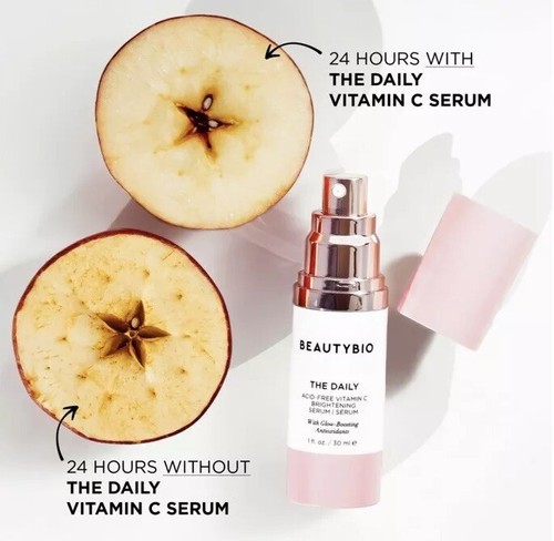 Beauty Bio The Daily Facial Serum ~ Acid Free Vitamin C ~ Mini .27 oz. ~ NEW - Picture 5 of 7